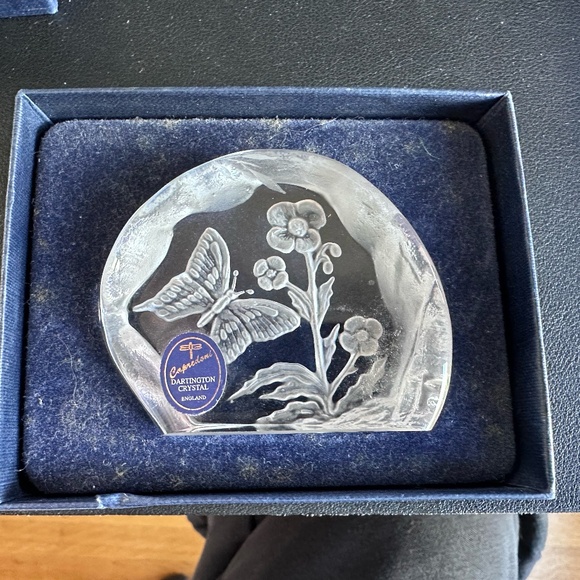 Capredoni Dartington crystal paperweight - Picture 4 of 5